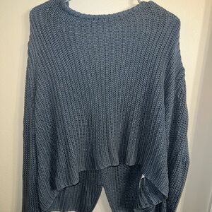 Roxy Women's Slate Blue Crew Neck Sweater